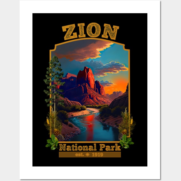 .Zion National Park Wall Art by AtkissonDesign